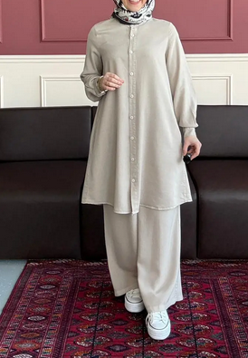 Pack of 2 Modest Co-Ord Cotton 2PC Set