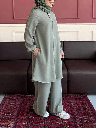 Pack of 2 Modest Co-Ord Cotton 2PC Set