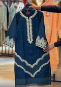 Stitched Lawn Collection  Embroidered 3 Piece Suit