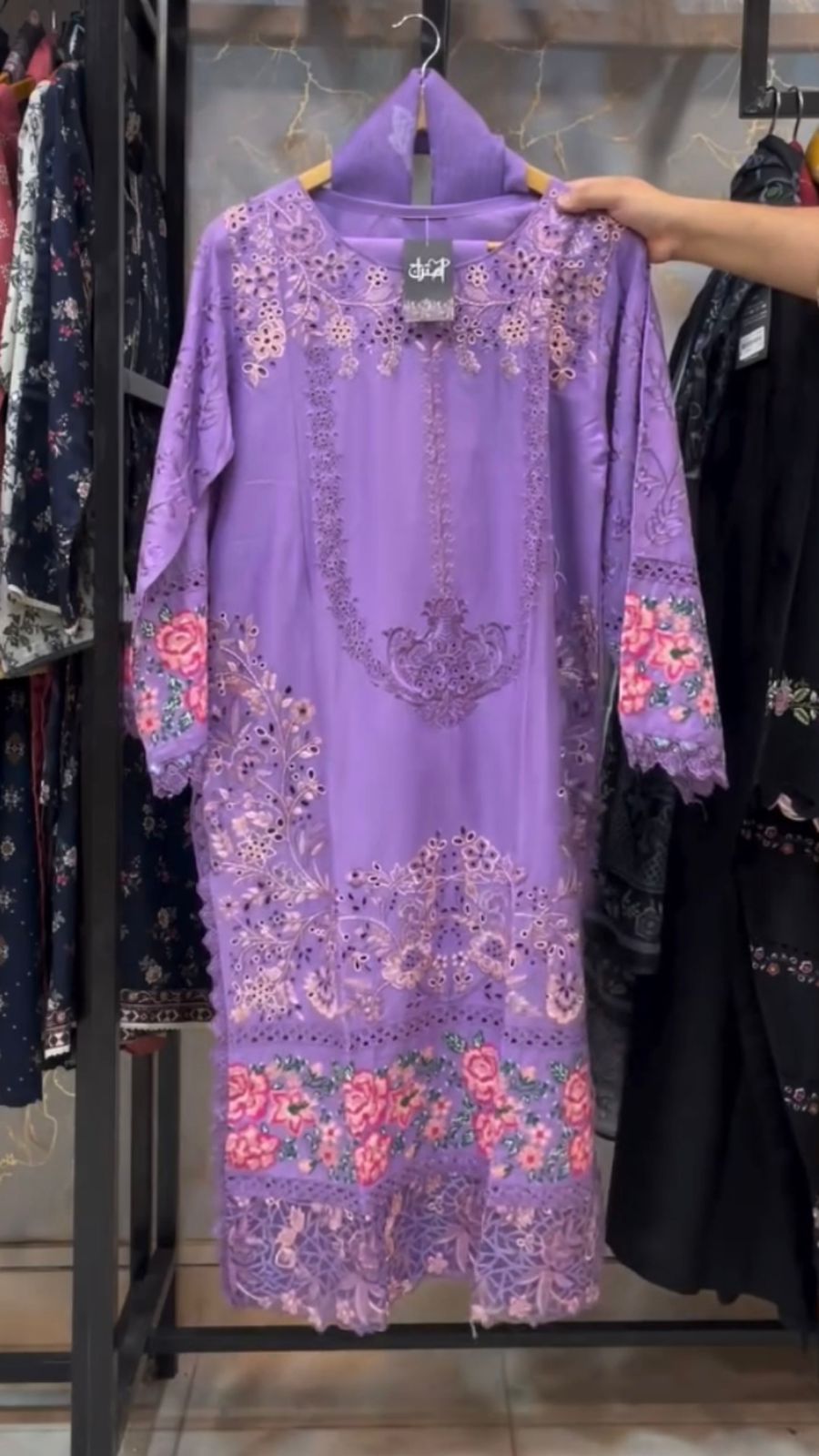 Eid Sale Embroidered 3-Piece Suit