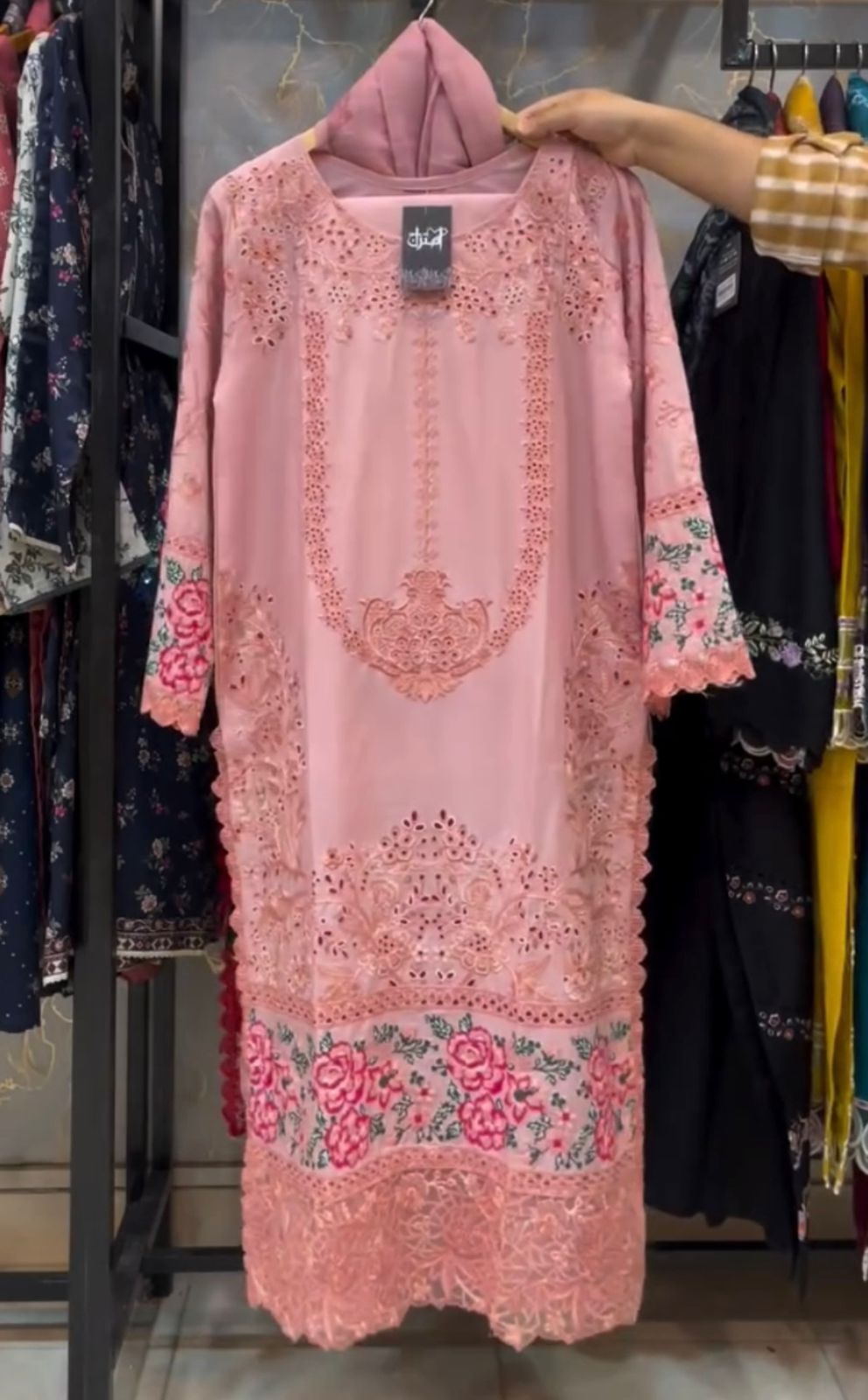 Eid Sale Embroidered 3-Piece Suit