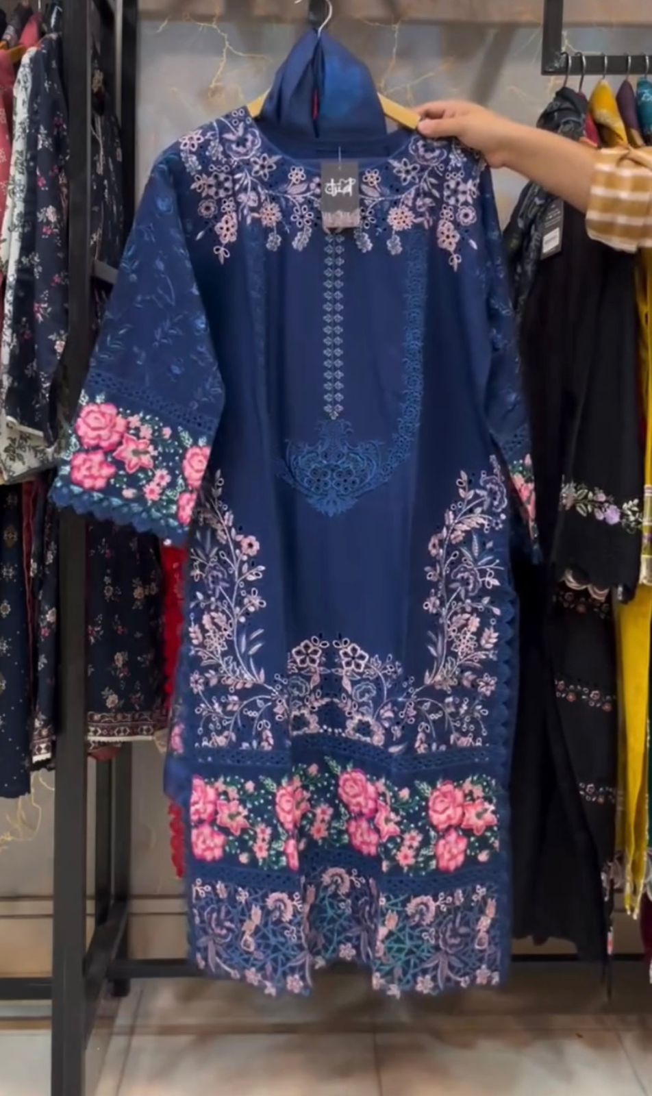 Eid Sale Embroidered 3-Piece Suit