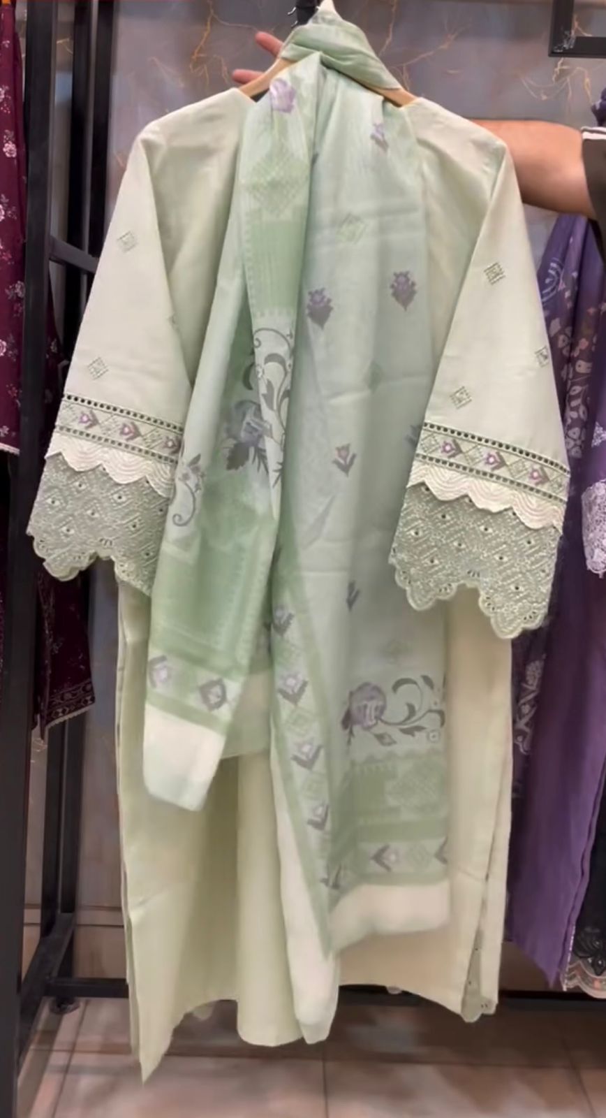 Premium Embroidered 3-Piece Suit – Eid Collection