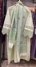 Premium Embroidered 3-Piece Suit – Eid Collection