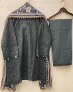 Elegant Summer Lawn Embroidered 3 Piece Suit
