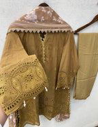 Elegant Summer Lawn Embroidered 3 Piece Suit