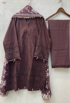 Elegant Summer Lawn Embroidered 3 Piece Suit