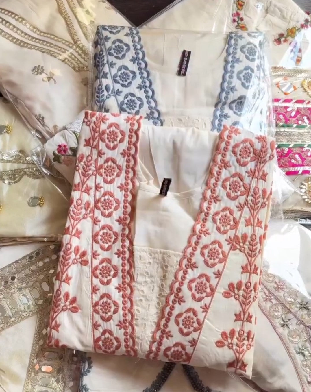 Summer Luxury Embroidered 3PC Suit ☀️