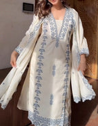 Summer Luxury Embroidered 3PC Suit ☀️