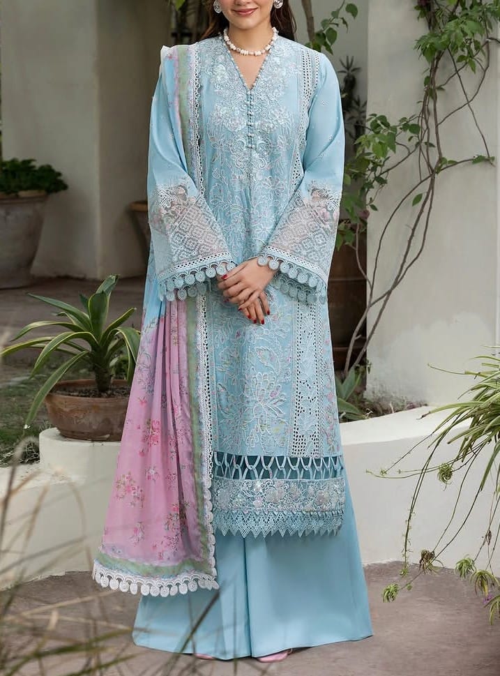 Beautiful Embroidered 3PC Suit For Eid ✨