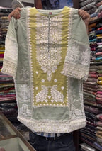 Luxury Embroidered Cotton 3PC Suit