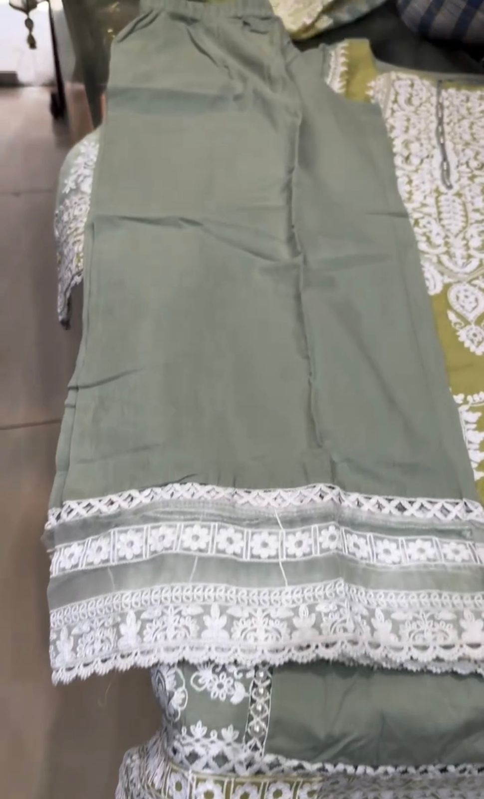 Luxury Embroidered Cotton 3PC Suit