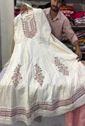 Embroidered 3PCS Anarkali Suit Set