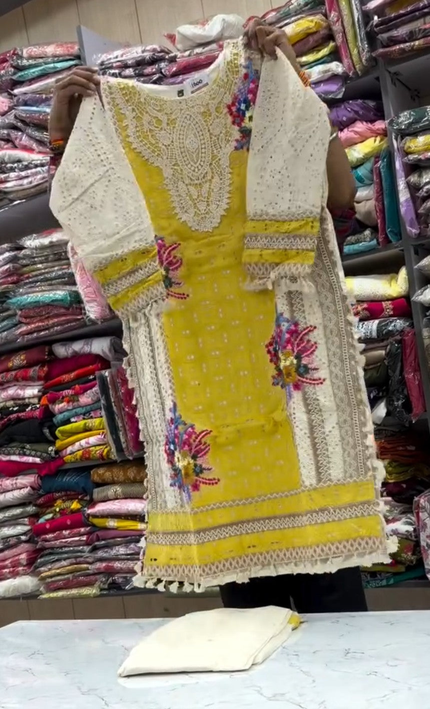 Premium Embroidered 3PCS Lawn Suit