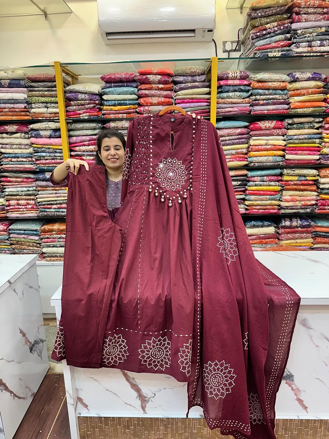 3PCS Frock Cotton Lawn Dress 🌸 – Afrooze Linen