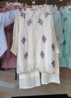 BUY 1 GET 1 FREE Summer Embroidered 2PC Co-Ord Set 🌸
