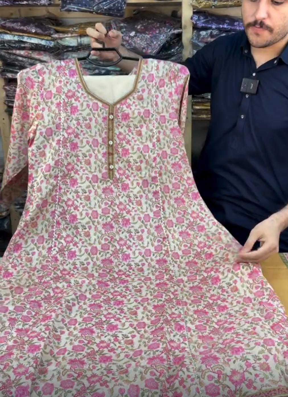 Women's Lawn Frock – Summer Collection 🌸