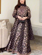 Premium Printed Frock – 3 Piece Collection ✨