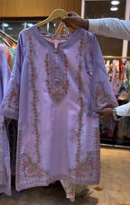 Beautiful Embroidered 3 Piece Suit for Women 🌸
