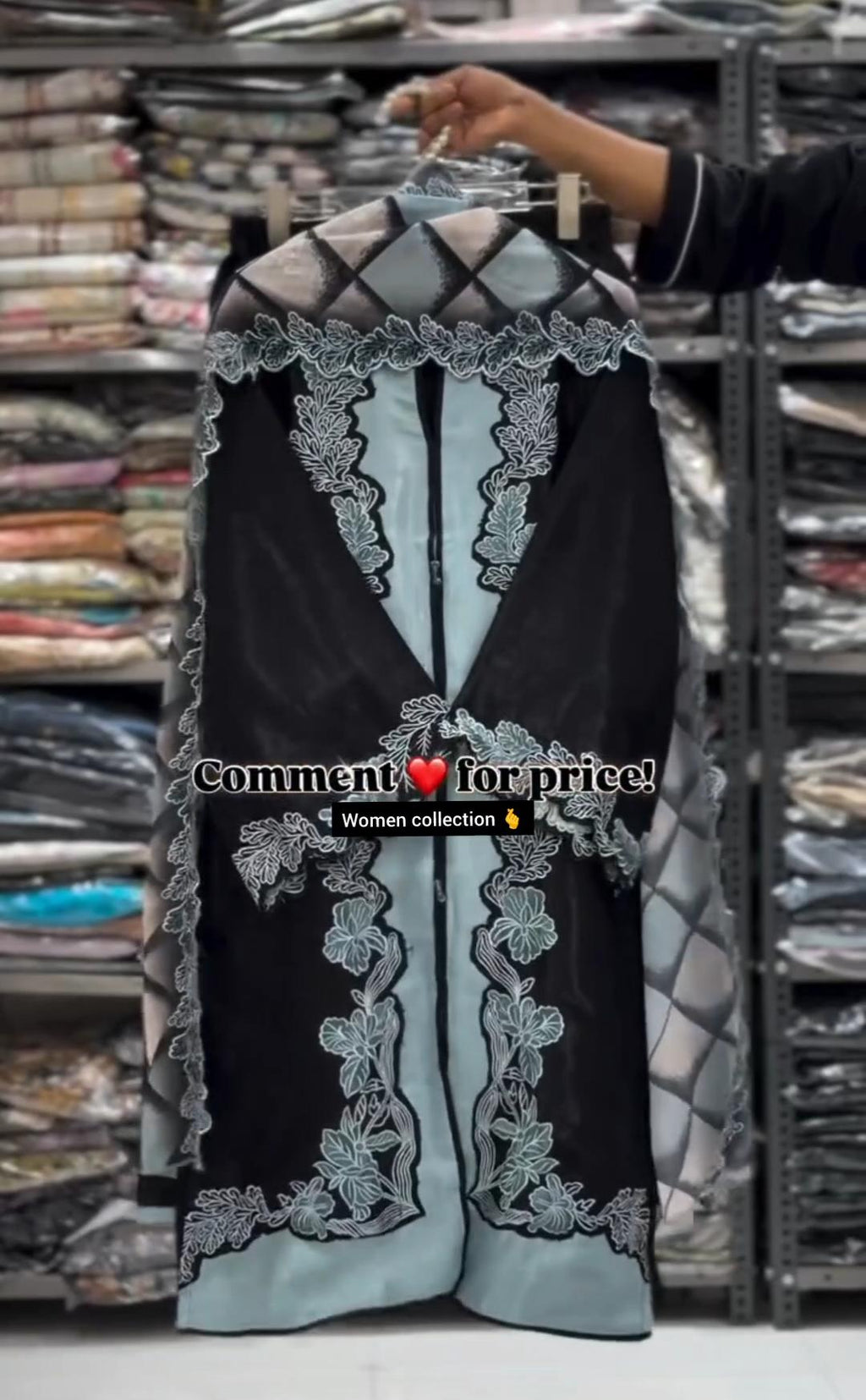 Embroidered 3 Piece Suit – Women Collection ✨