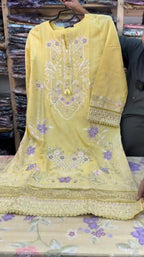 Women's 3 Piece Embroidered Suit – Premium Collection 🌸