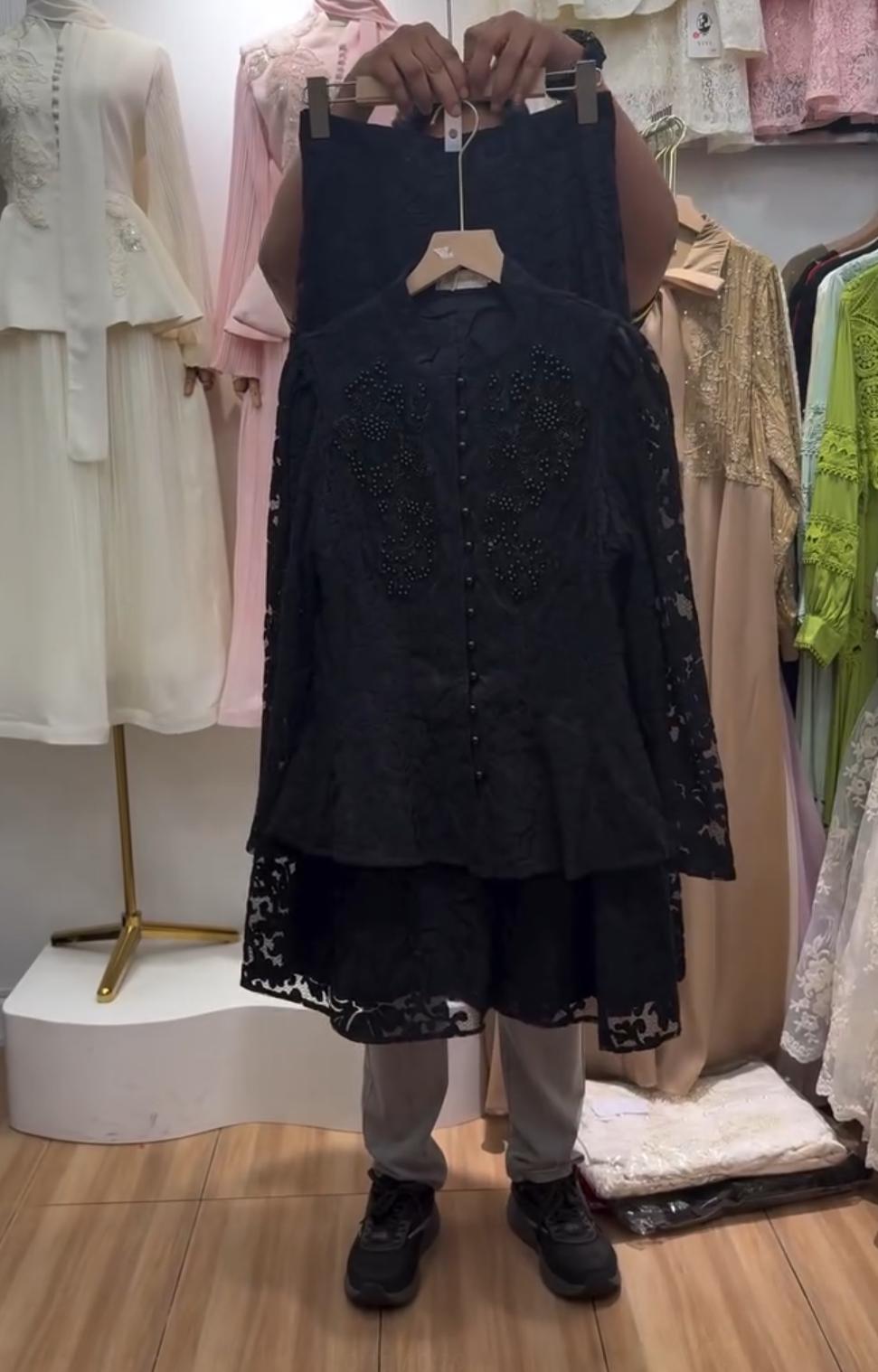 Elegant Lace Skirt & Shirt Set