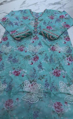 Summer 3 Piece Printed Suit – Butterfly Collection