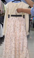 Women's Skirt With Shirt Summe Set