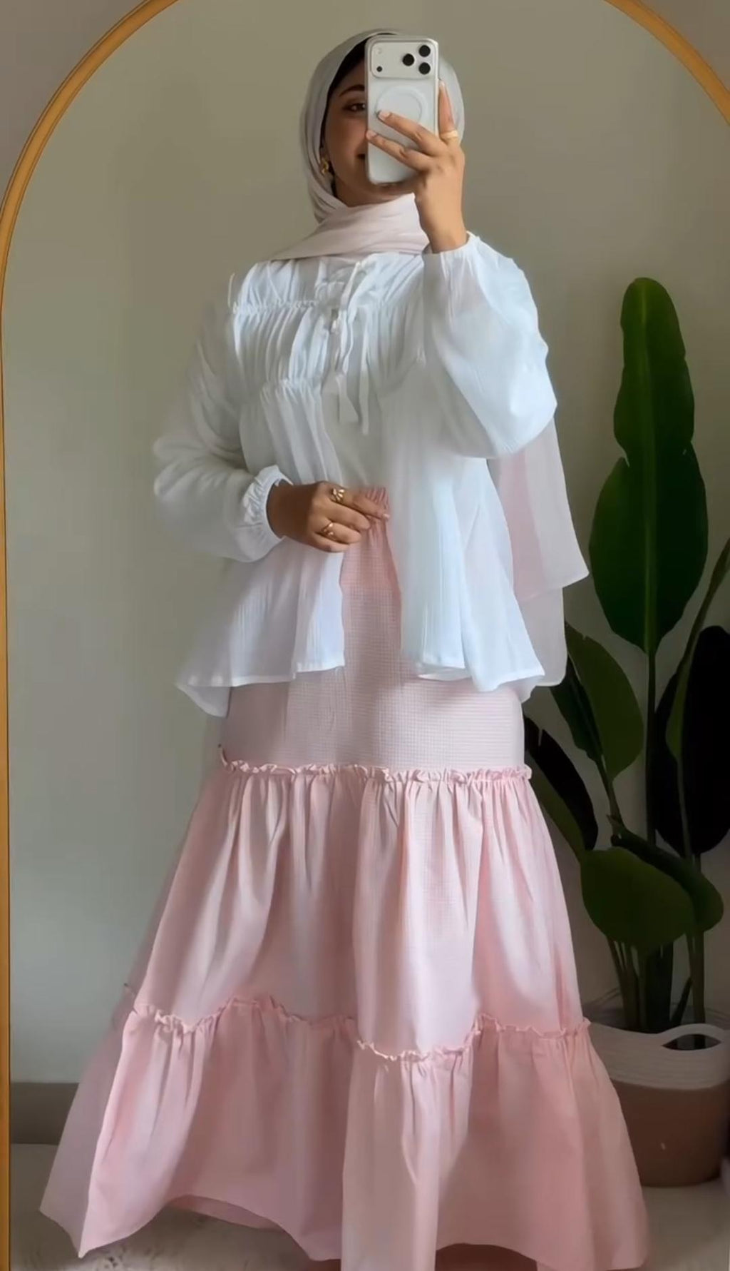 BUY 1 GET 1 FREE – Trendy Cotton Lawn Skirt with Shirt