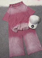 Women's t-Shrit With Plazo Co-Ord Set