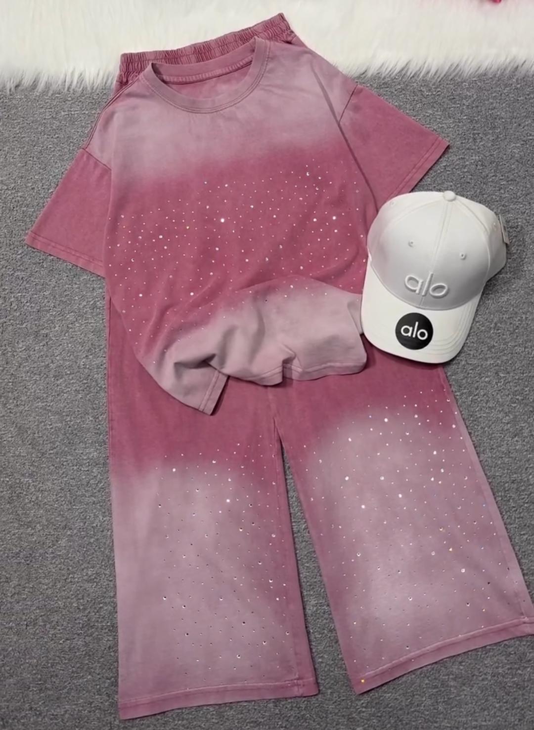 Women's t-Shrit With Plazo Co-Ord Set