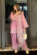 Premium Embroidered Lawn Cotton 3PC Suit