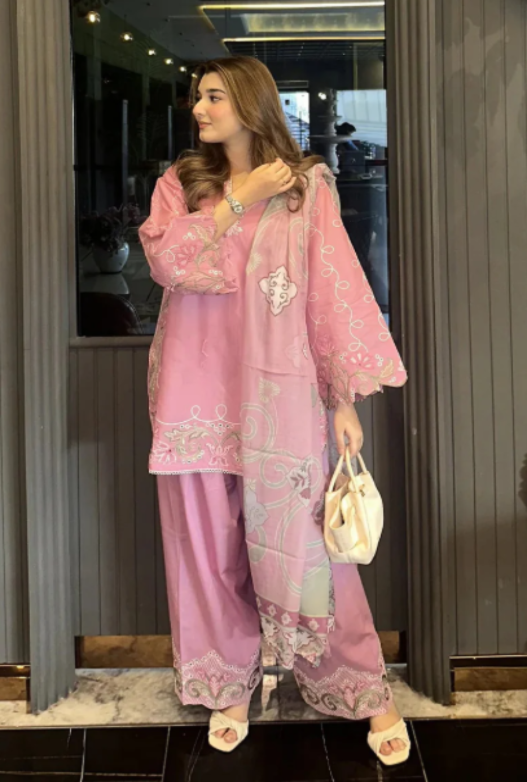 Premium Embroidered Lawn Cotton 3PC Suit