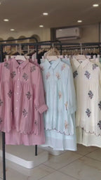BUY 1 GET 1 FREE Summer Embroidered 2PC Co-Ord Set 🌸