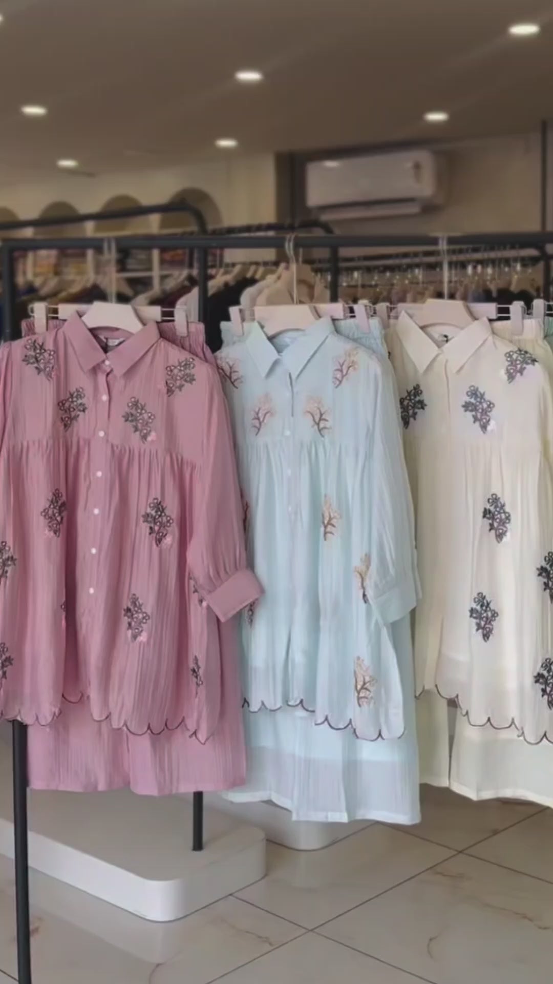 BUY 1 GET 1 FREE Summer Embroidered 2PC Co-Ord Set 🌸