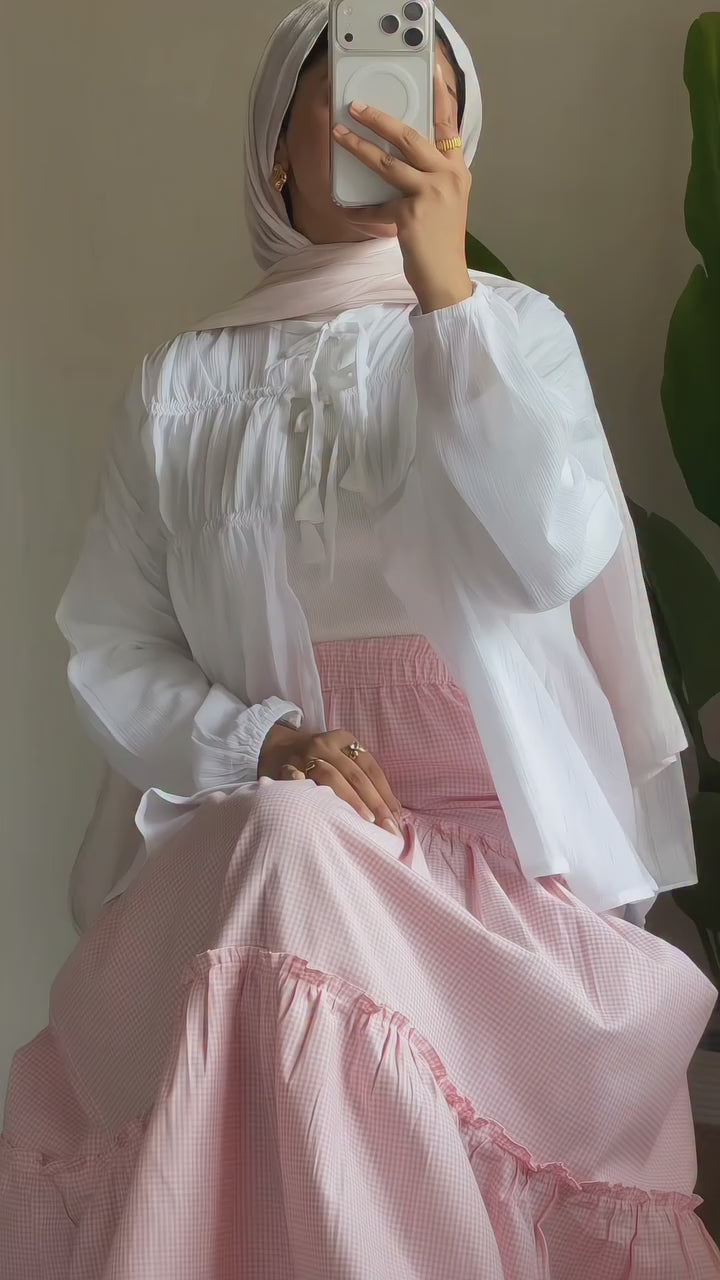 BUY 1 GET 1 FREE – Trendy Cotton Lawn Skirt with Shirt