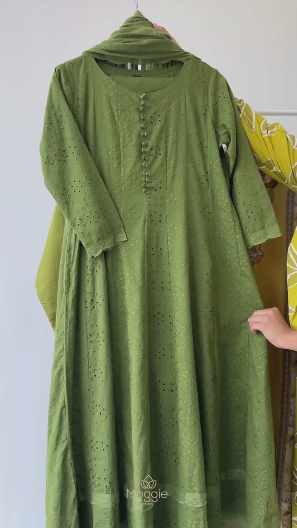 Women's Chikankari 3-Piece Frock Collection