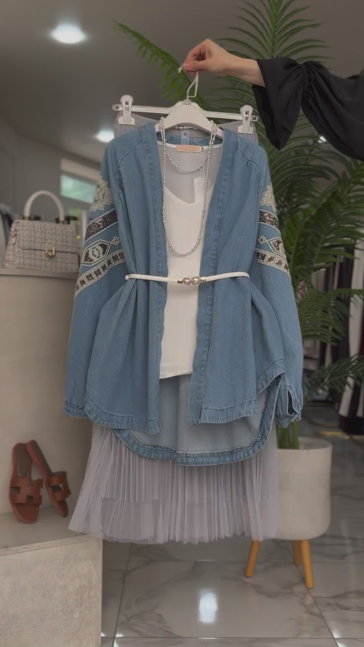 Shirt &amp; Skirt Set For Women