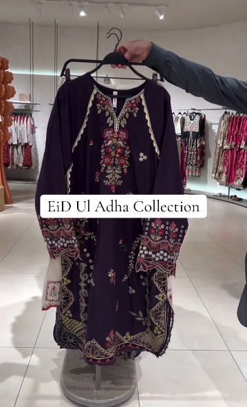 Eid Ul Adha Collection – Printed Embroidered Lawn Dress